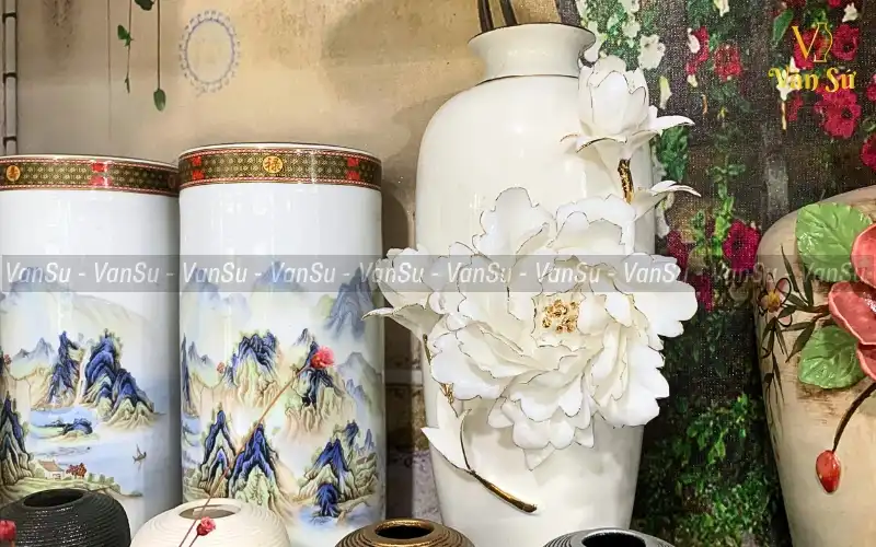 Bình gốm Bát Tràng cao cấp