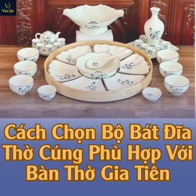 Bộ bát đĩa thờ cúng