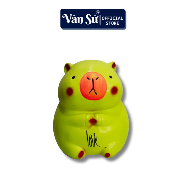 heo-dat-gom-bat-trang-mini-mau-vang-canh