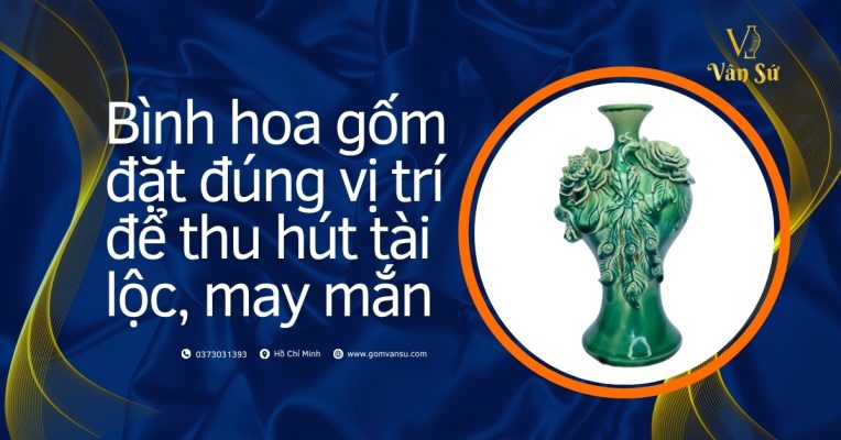 Bình hoa gốm