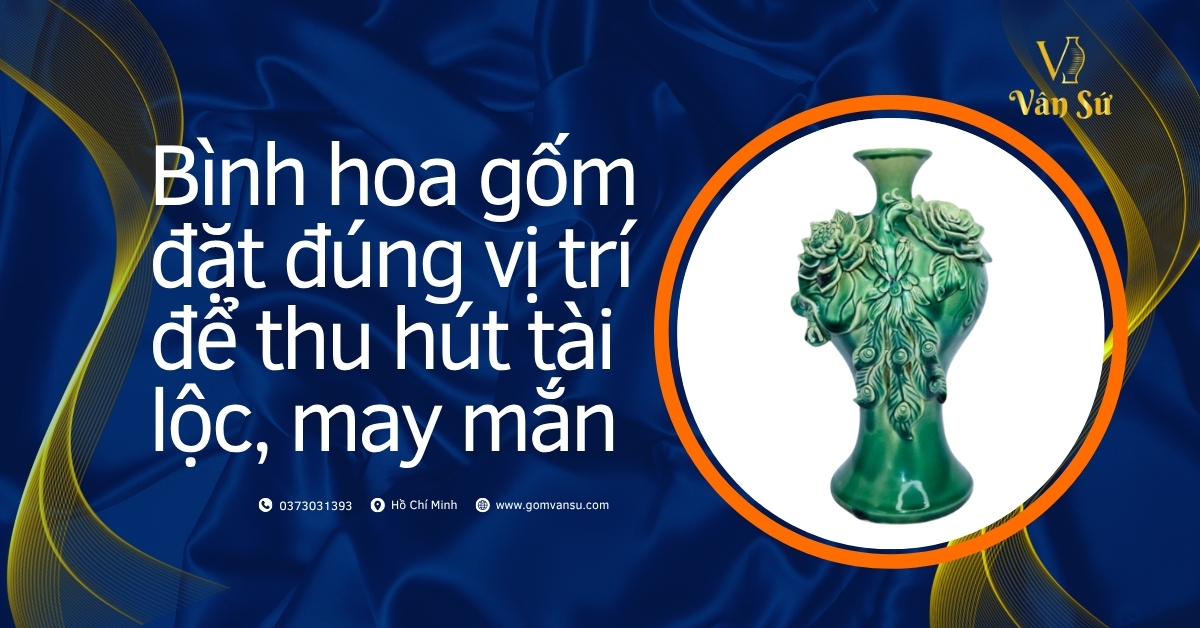 Bình hoa gốm
